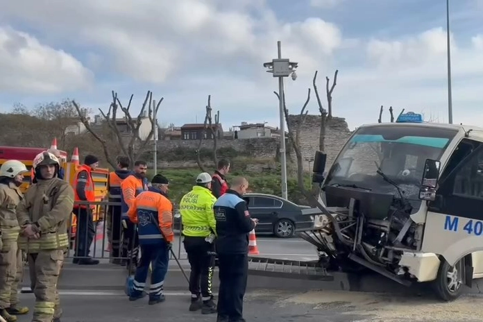 Eyüpsultan’da feci kaza: 1 kişi ağır yaralandı haberinin görseli