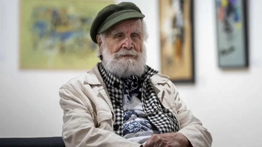 Usta kaligraf ve ressam Etem Çalışkan 97 yaşında hayata veda etti haberinin görseli