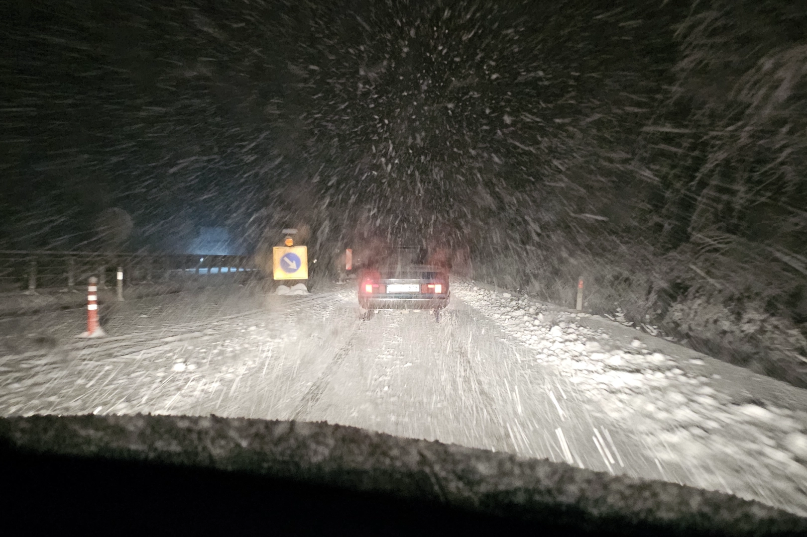 Zonguldak'ta eğitime kar arası