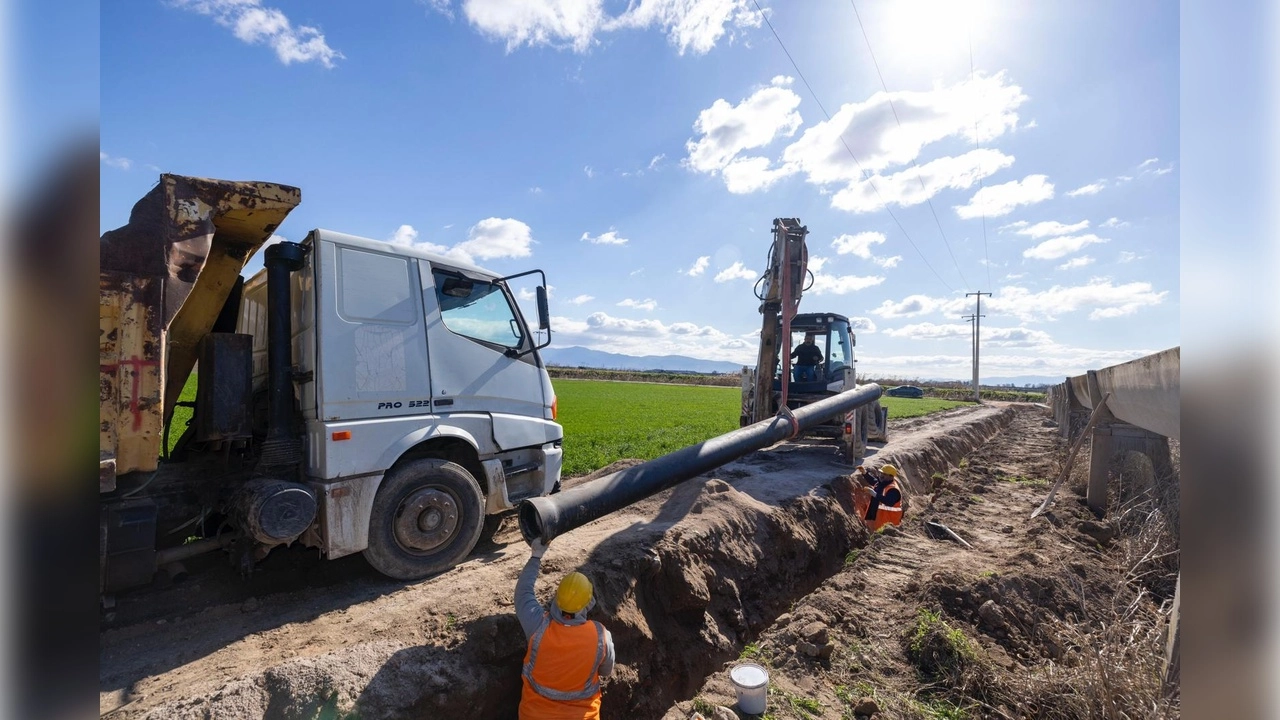 Büyükşehir’den Menemen’e 400 milyon liralık dev yatırım: 7 mahallede içme suyu hattı mesaisi