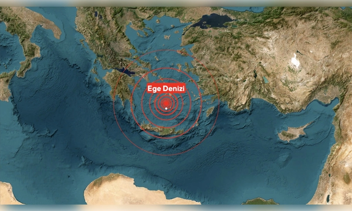 Ege Denizi'nde korkutan deprem