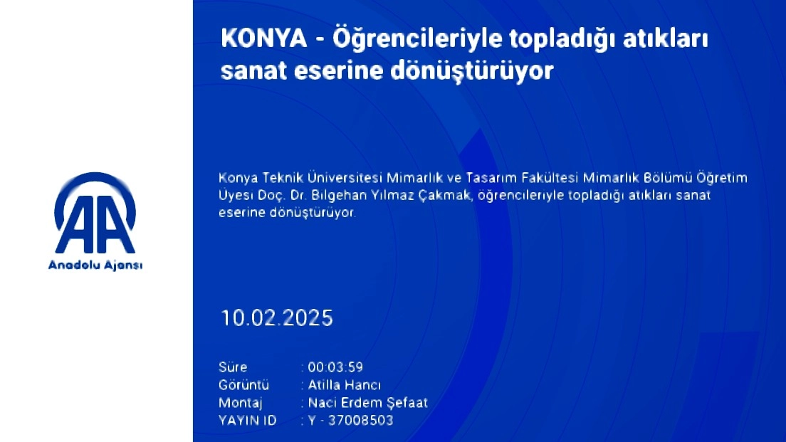 Atık malzemeler sanata dönüştü: Konya’da üniversitelilerden çevreci proje