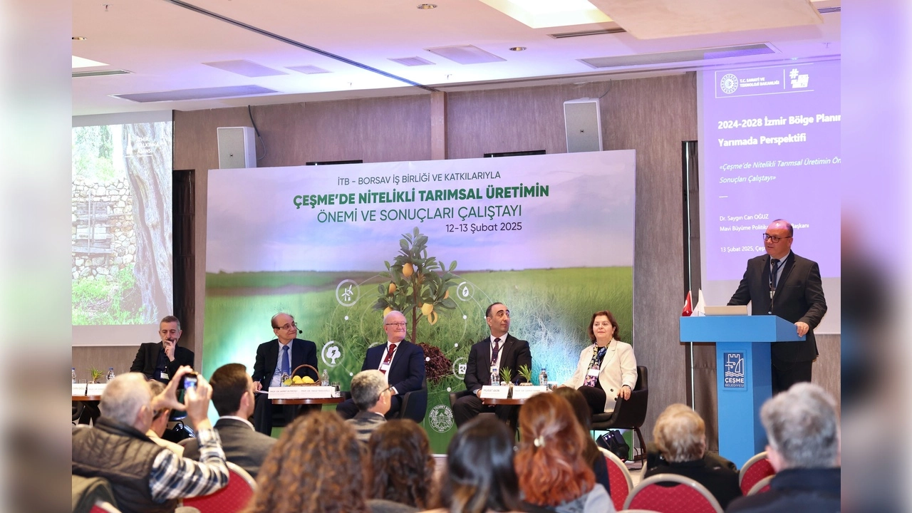 Çeşme’deki tarım çalıştayı sona erdi: Çeşme tarımının geleceğine ışık tutacak