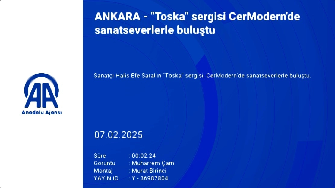 "Toska" sergisi ziyaretçilerini bekliyor