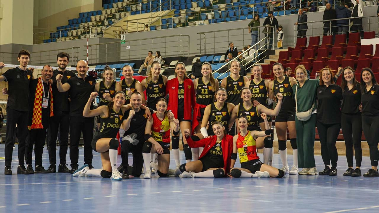 Göztepe voleybolda galip