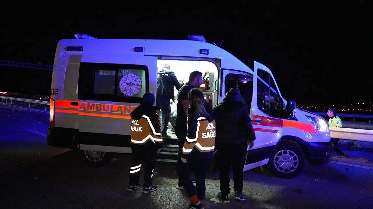 Manisa'da kaza: Araç üzüm bağına düştü haberinin görseli