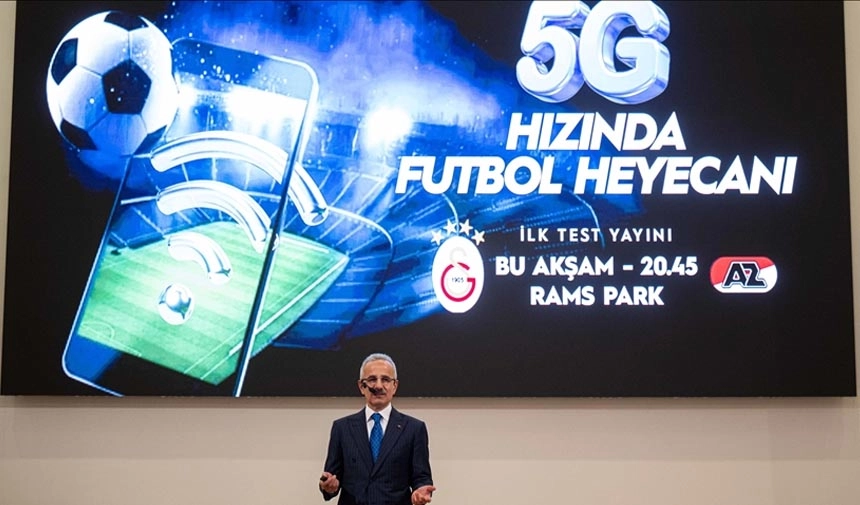 5G Galatasaray-AZ Alkmaar maçında denenecek