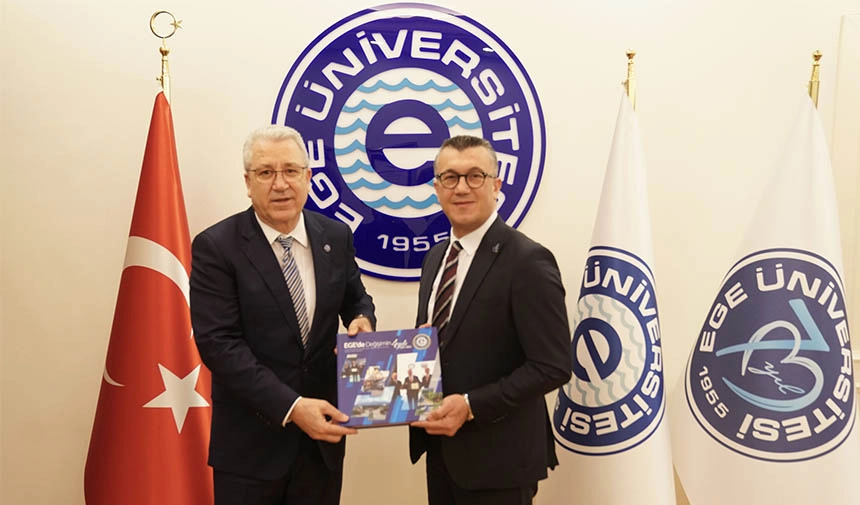 TÜSEB Başkanı Prof. Dr. Ümit Kervan, Ege Üniversitesine konuk oldu