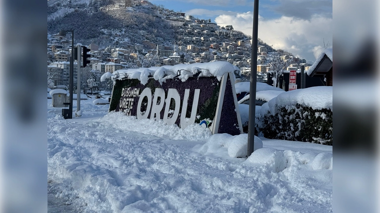 Ordu’da eğitime kar engeli