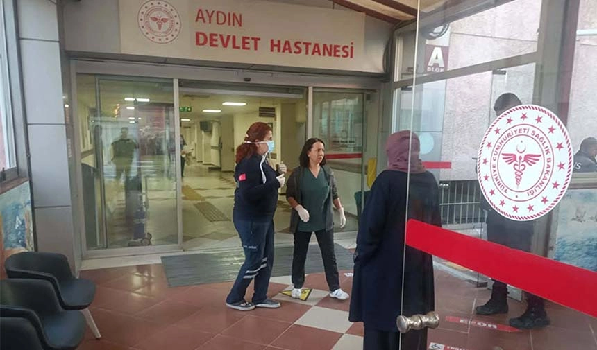 Aydın Devlet Hastanesi'nde korkutan yangın