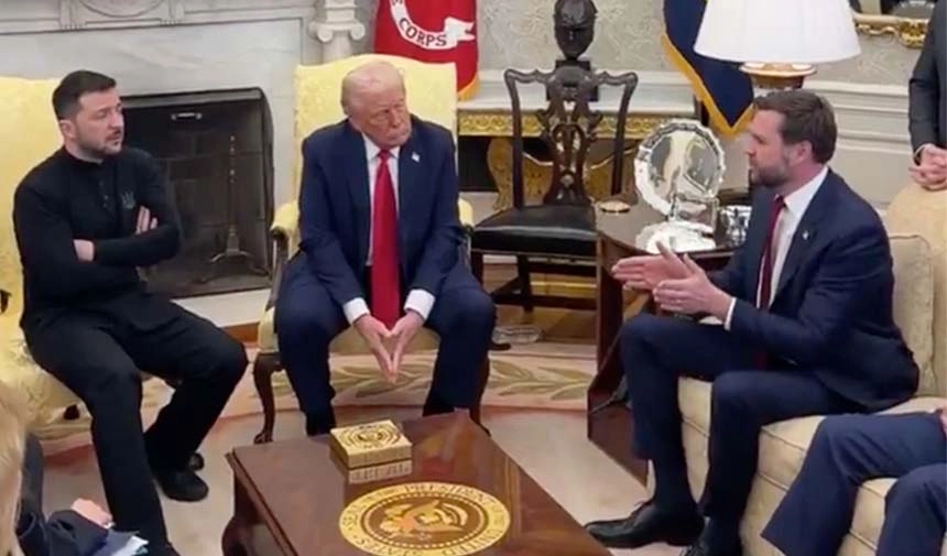 Oval Ofis'te gergin anlar: Trump ile Zelenskiy tartıştı, ortak basın toplantısı iptal edildi