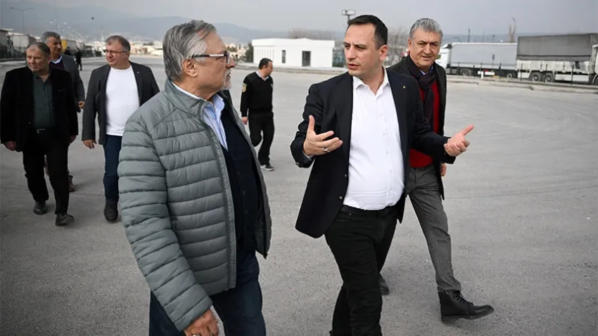 Başkan Eşki’den Kara Nakliyecileri Sitesi’ne ziyaret