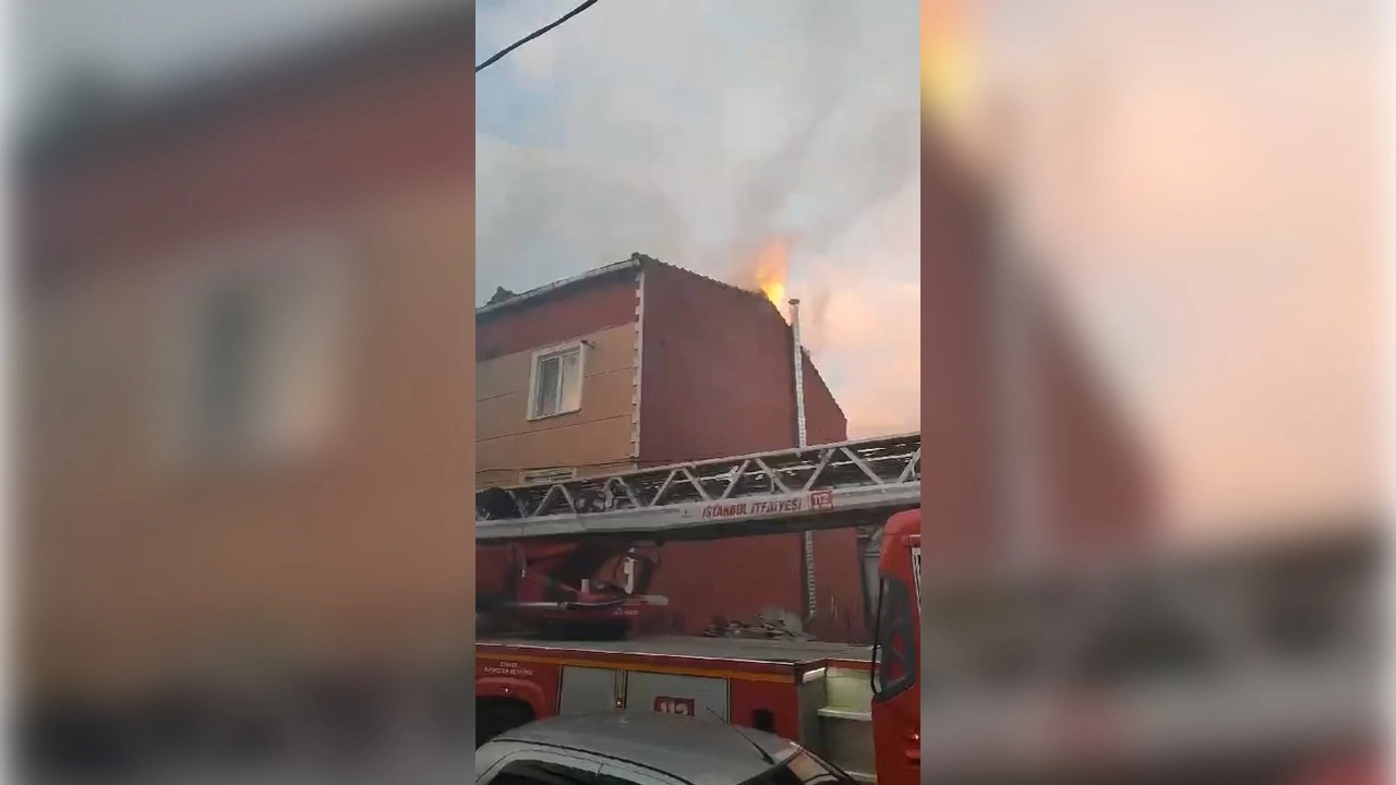 Küçükçekmece’de yangın haberinin görseli