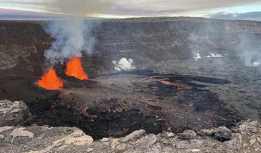 Kilauea Yanardağı yine lav püskürttü