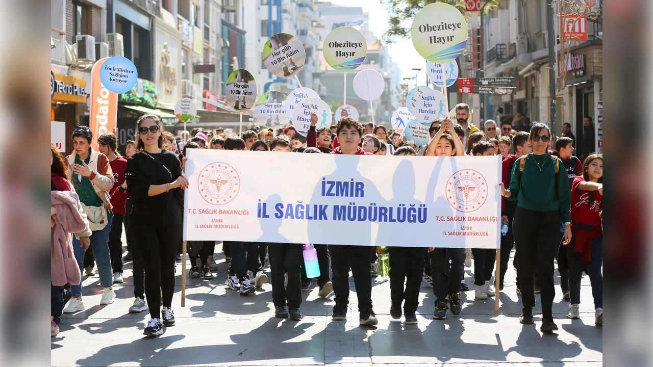 İzmir obeziteye karşı yürüdü 