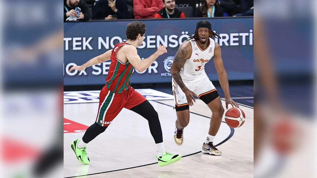 Basketbol Süper Ligi’nde Galatasaray ve Karşıyaka karşı karşıya geldi: İzmirli takım mağlup oldu 