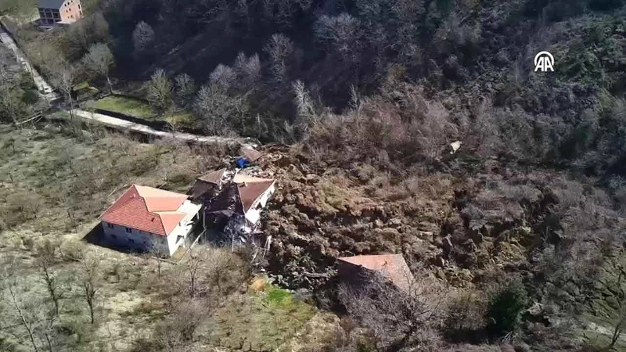 Karadeniz'de karların erimesi heyelan riskini artırdı