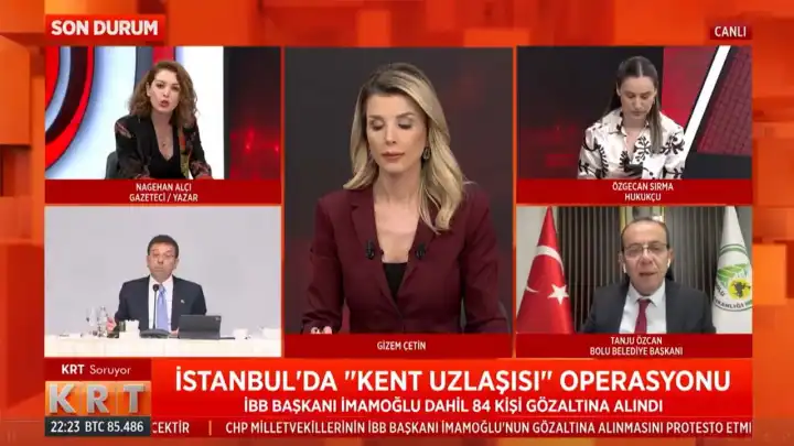 Tanju Özcan ile Nagehan Alçı arasında gerilim arttı: Aynı havayı bile solumak istemiyorum haberinin görseli