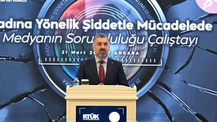 RTÜK Başkanı Şahin: Kadına yönelik şiddet RTÜK için kırmızı çizgi haberinin görseli
