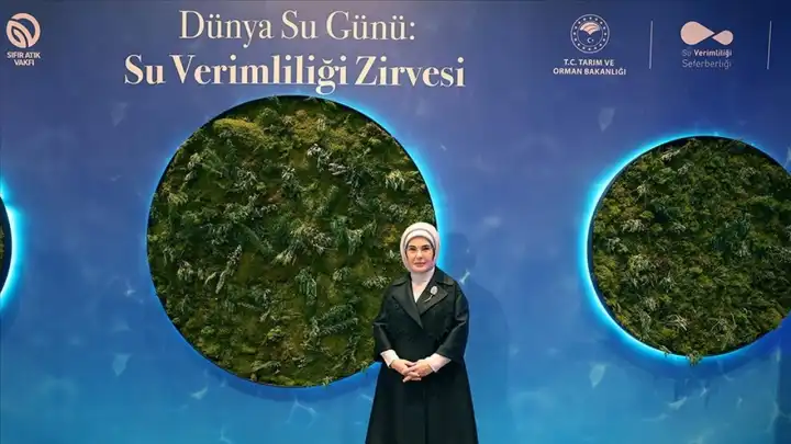 Emine Erdoğan: Su, mirasımız değil, emanetimizdir haberinin görseli