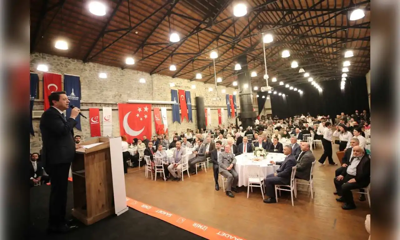 Saadet Partisi Genel Başkanı Arıkan, İzmir'de iftar programında konuştu: Adaletsizliğe , haksızlığa, hukuksuzluğa karşıyız!