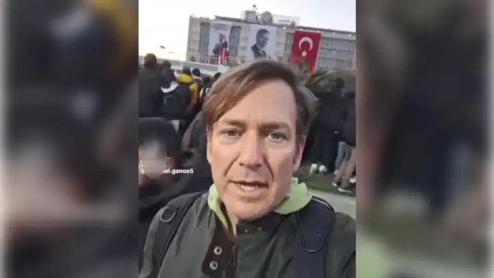 Saraçhane'deki Amerikalı sınır dışı haberinin görseli