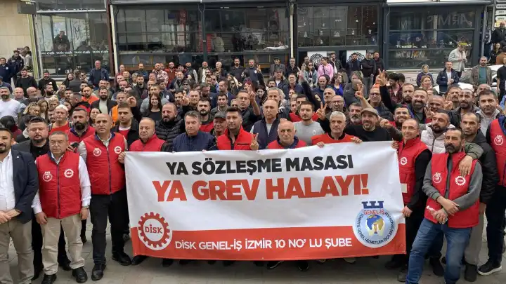 Çiğli Belediyesi işçileri grev kararını astı