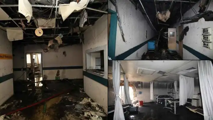 Akdeniz Üniversitesi Hastanesi'nde yangında zarar gören alanlar belirlendi haberinin görseli