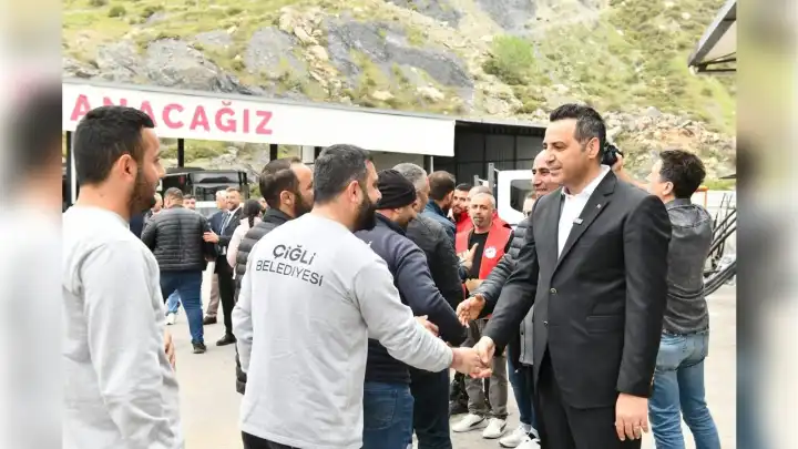Çiğli Belediyesi'nde bayramlaşma 