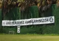 Kümede kalma mücadelesi veren Altay’a taraftarından güçlü pankart desteği