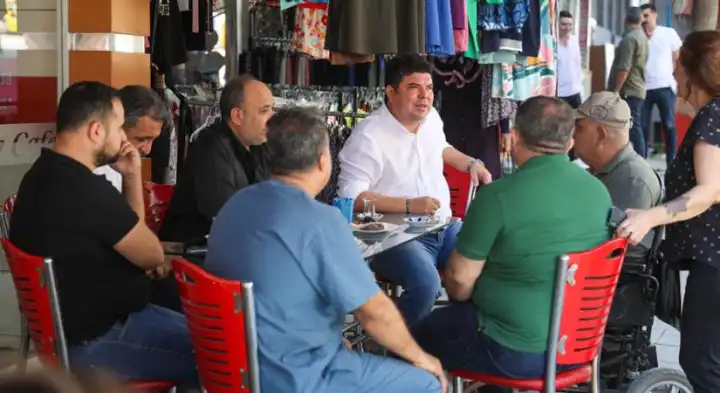 Buca’da esnaf ziyaretleri hız kesmiyor haberinin görseli