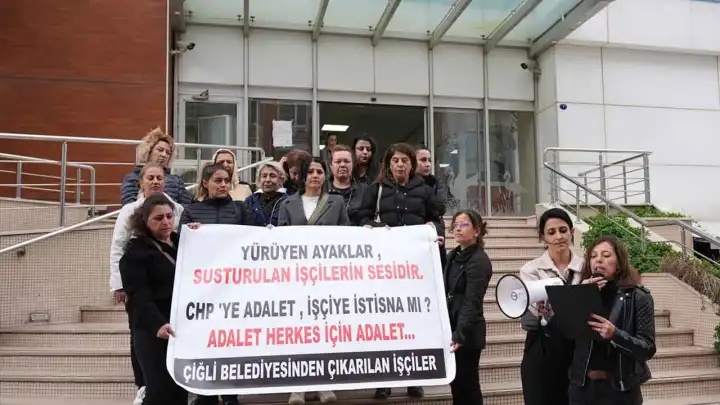 İzmir'de işten çıkarılan belediye işçileri 1 Mayıs'ta CHP Genel Merkezi'ne yürüyecek haberinin görseli