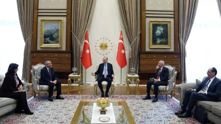 Cumhurbaşkanı Erdoğan ile DEM Parti heyeti görüştü haberinin görseli