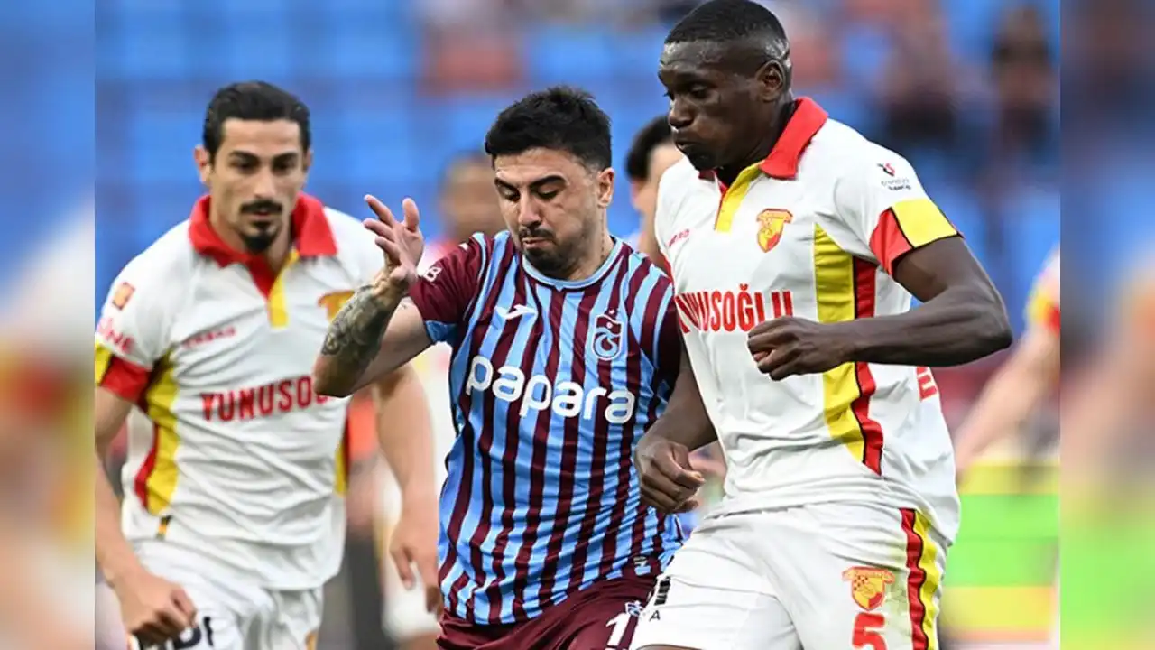 Trabzonspor-Göztepe maçında ilk yarıda gol sesi çıkmadı! haberinin görseli