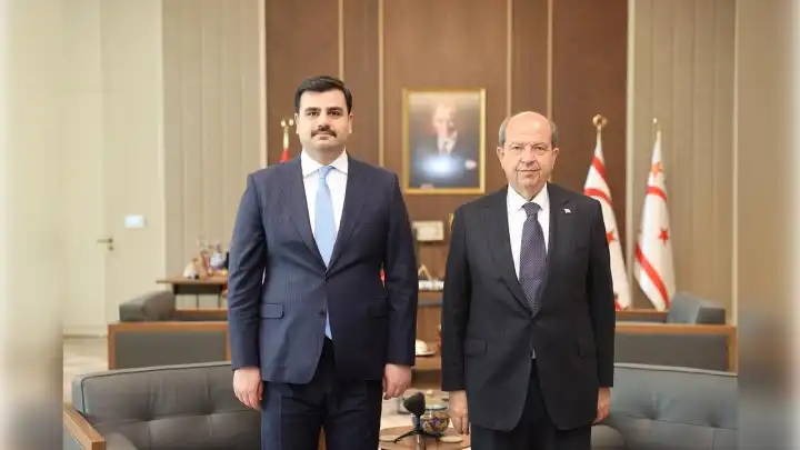 AK Partili İnan'dan Ersin Tatar'a ziyaret