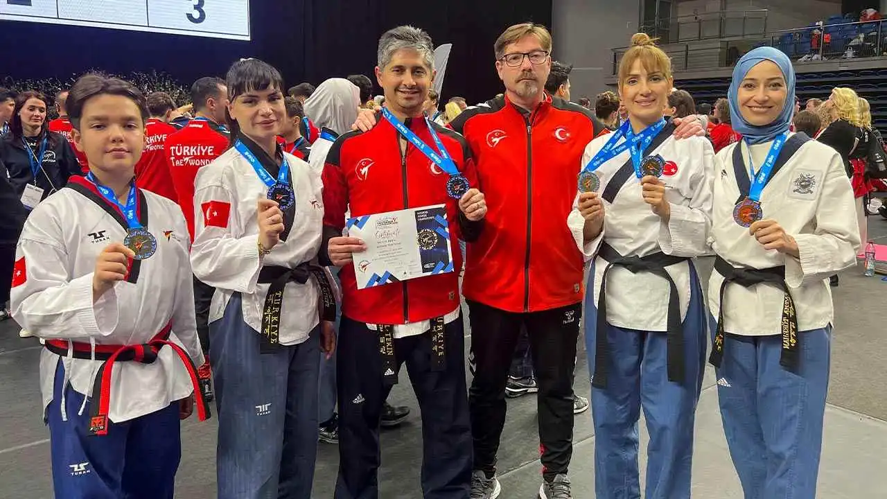 Gaziemir’in taekwondocuları Avrupa’da tarih yazdı haberinin görseli