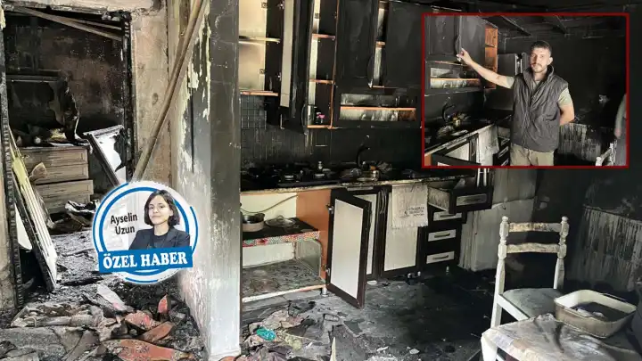 İtfaiye geç geldi: Evleri ve eşyaları tamamen yandı