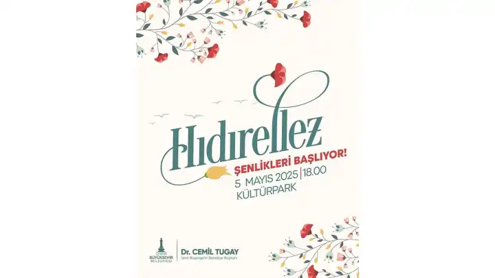 İzmir’in Hıdırellez Ateşi Kültürpark’ta yükselecek