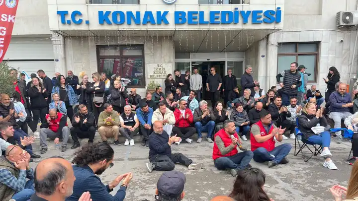 Konak'ta TİS anlaşmazlığı: İşçilerin talep ettiği yüzde 45 zam oranı kabul edilmedi