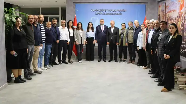 CHP Bayraklı ve Karabağlar'dan Aslanoğlu'na ziyaret