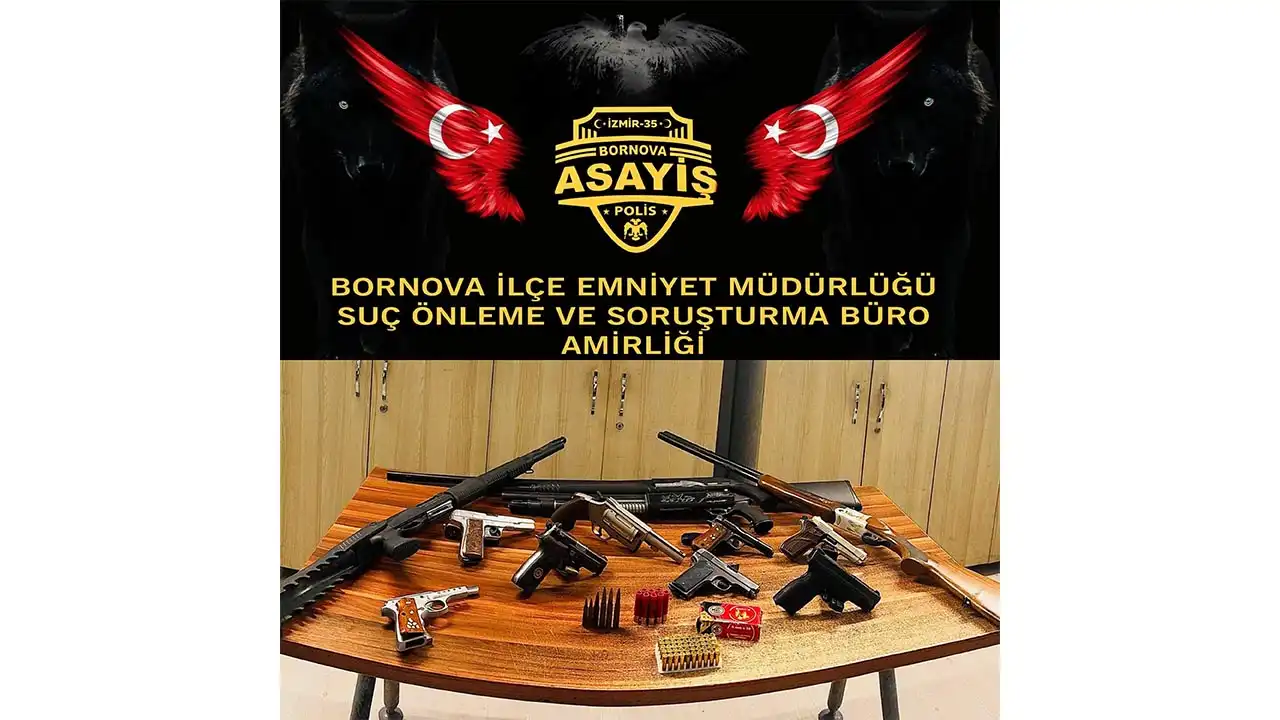 İzmir haber: Bornova’da yasa dışı silah ticaretine darbe haberinin görseli