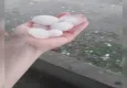 Dolu yağışı tarım arazilerine zarar verdi