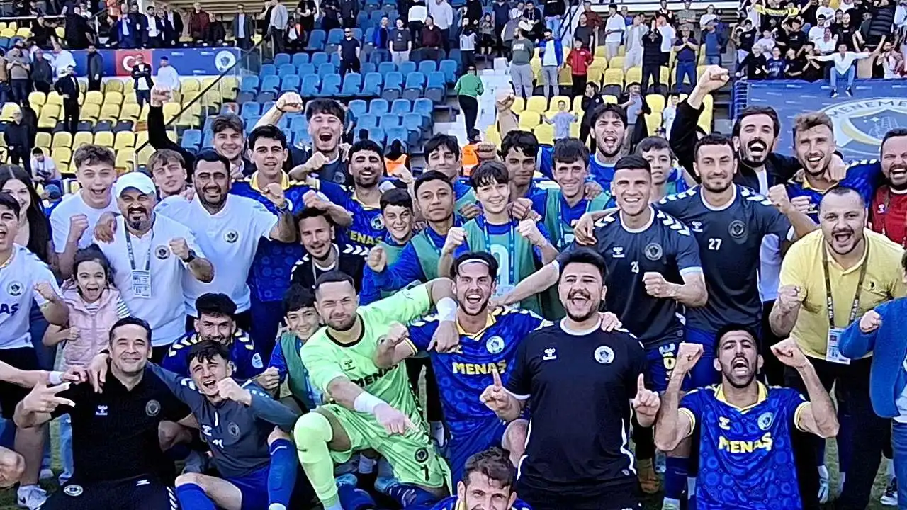 Menemen FK, Beyoğlu Yeni Çarşı Spor’u mağlup etti haberinin görseli
