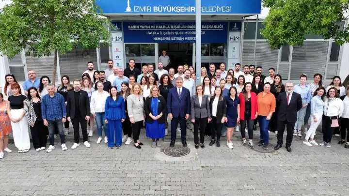 Başkan Tugay, HİM personeli ile bir araya geldi