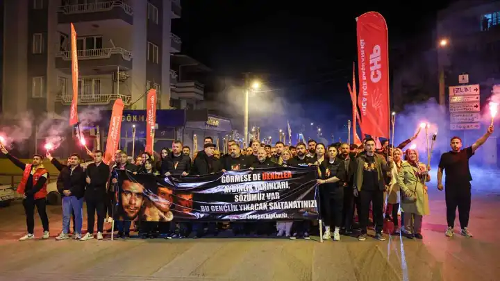 Buca’da “üç fidan” için anma töreni düzenlendi