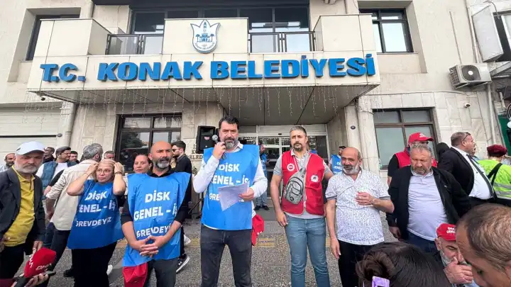 Konak’ta işçilerden SODEMSEN’e mesaj: Müzakereye açığız