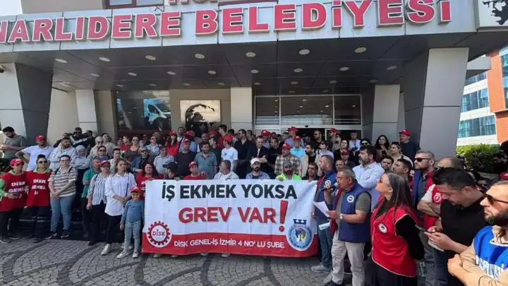 Narlıdere’de işçiler ile sendika arasında anlaşmazlık