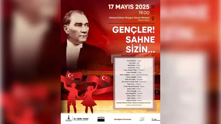 Ahmed Adnan Saygun Sanat Merkezi'nde 19 Mayıs coşkusu