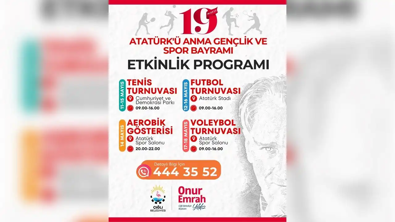 Çiğli’de 19 Mayıs coşkusu haberinin görseli