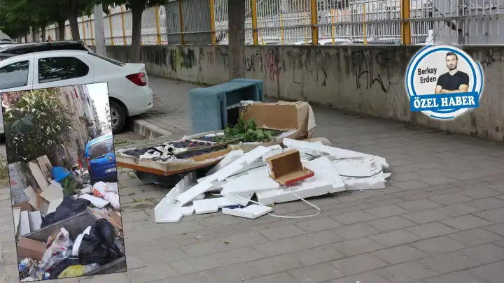 Döküm alanı doldu, molozlar mahallelerde kaldı
